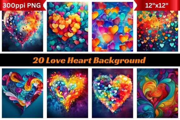 20 Love Heart Backgrounds: Your Go-To for Instant Romance