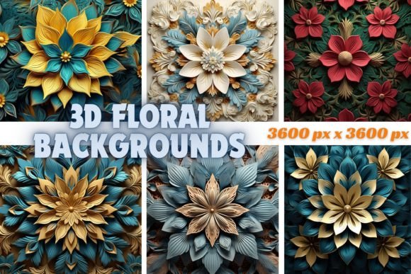 3D Floral Backgrounds: Elevating Your Digital Presence