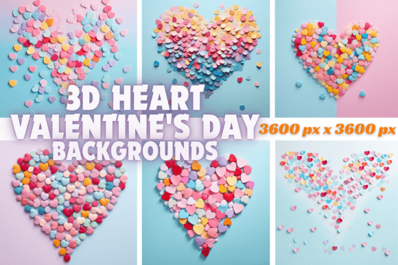 3D Heart Valentine's Day Backgrounds: A Designer's Guide to Romantic Dimension