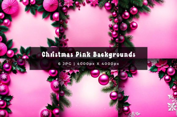 Christmas Pink Natural Backgrounds: A Designer's Secret for Cozy Holiday Projects