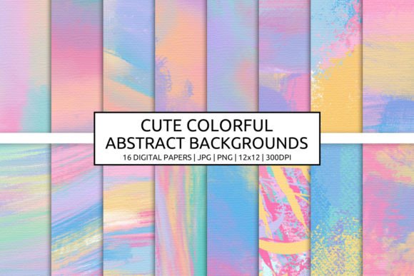Discover the Charm of Cute Colorful Abstract Backgrounds