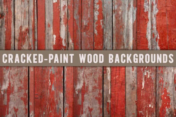Embracing Imperfection: The Story of Cracked-Paint Wood Backgrounds