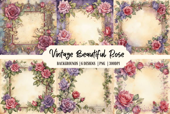 Timeless Elegance: Using Vintage Rose Backgrounds