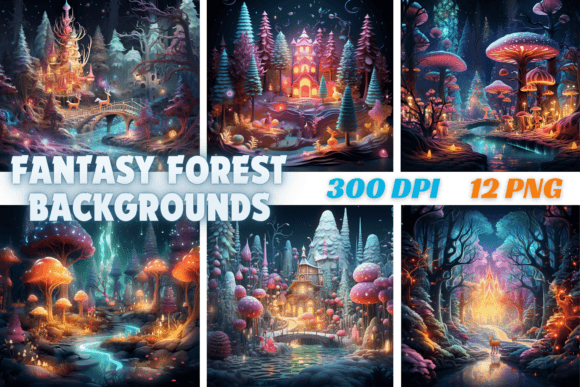 Unlock Enchantment: Using Fantasy Forest Backgrounds in Design