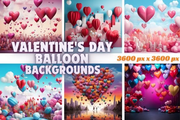 Valentine's Day Balloon Backgrounds: A Designer's Guide