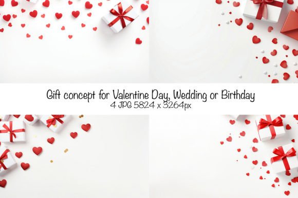 Visual Storytelling with the Holiday Empty Backgrounds Gift Concept